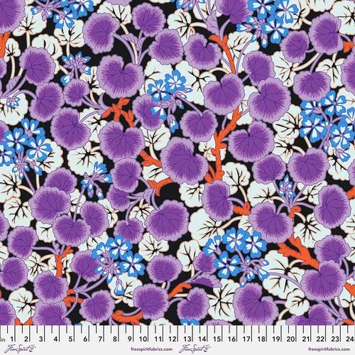 108” Wide Quilt Back - Climbing Geranium - Contrast — Roxanne's